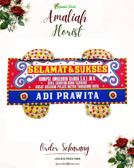 Papan Bunga Ucapan Selamat Ngadas