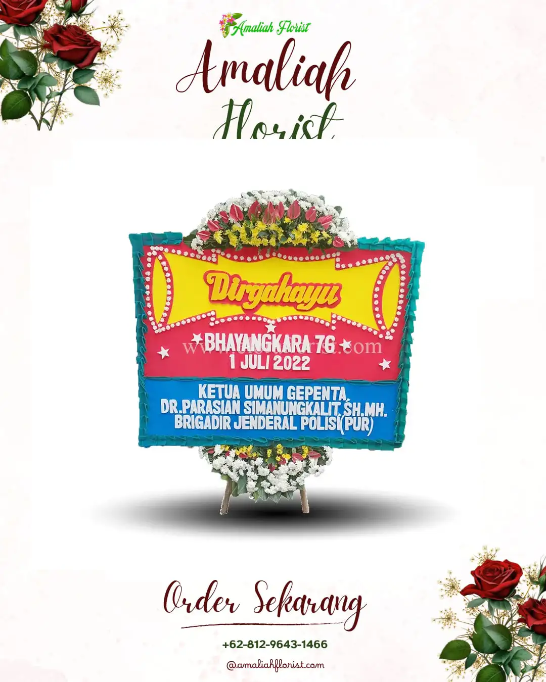 Papan Bunga HUT Ulang Tahun Ngadas